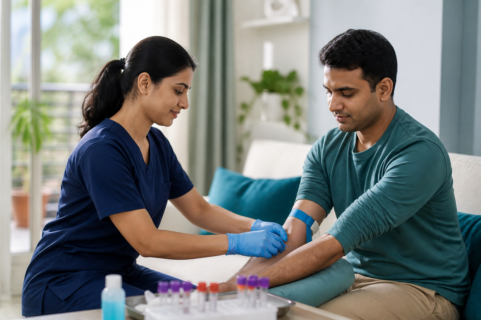 How home sample collection works