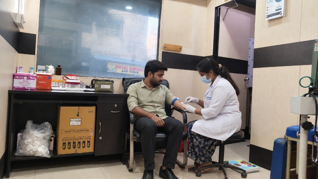 Professional blood collection